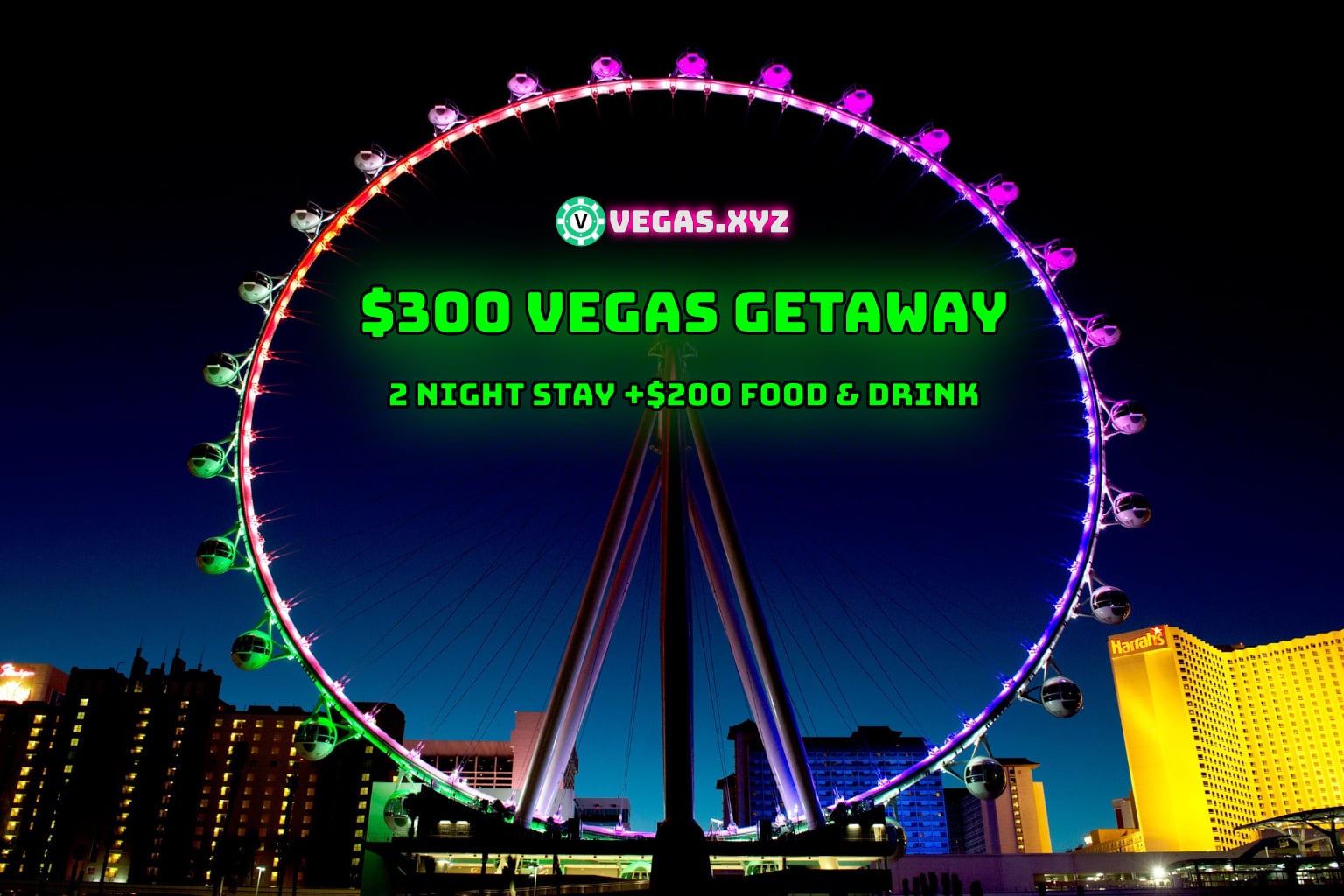 Caesars launches $300 getaway package on the Las Vegas Strip