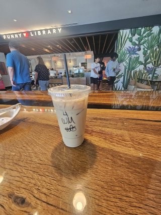 Funny Library Coffee Shop
