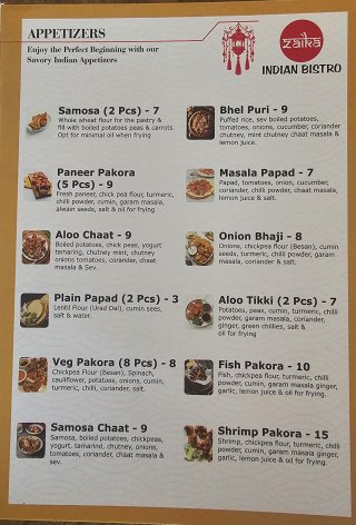 Zaika Indian Bistro