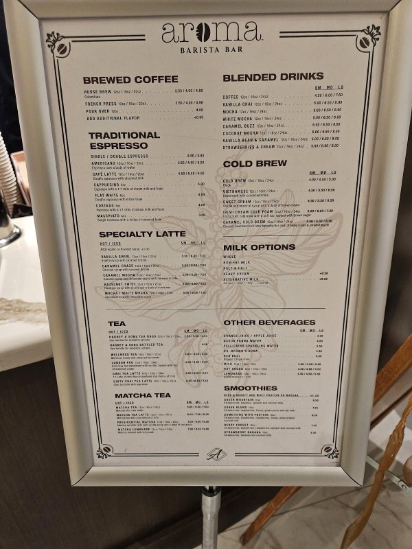 Aroma Barista Bar
