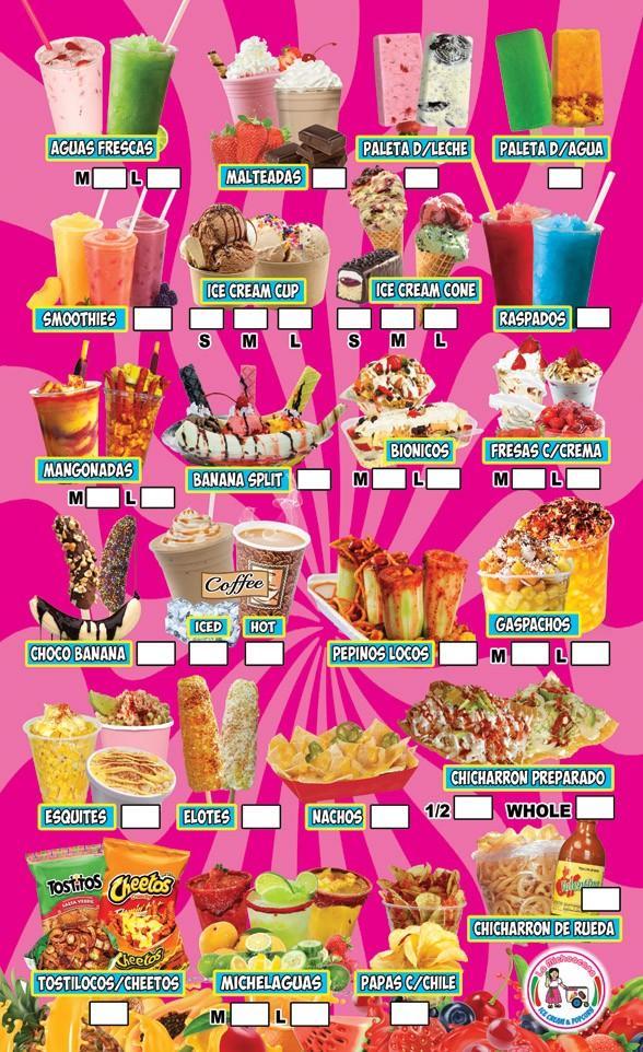 ICE CREAM LA MICHOACANA & POPCORN