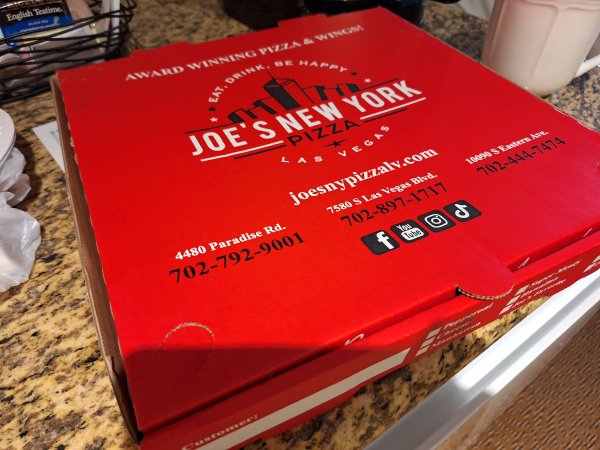 Joe's New York Pizza Paradise Road