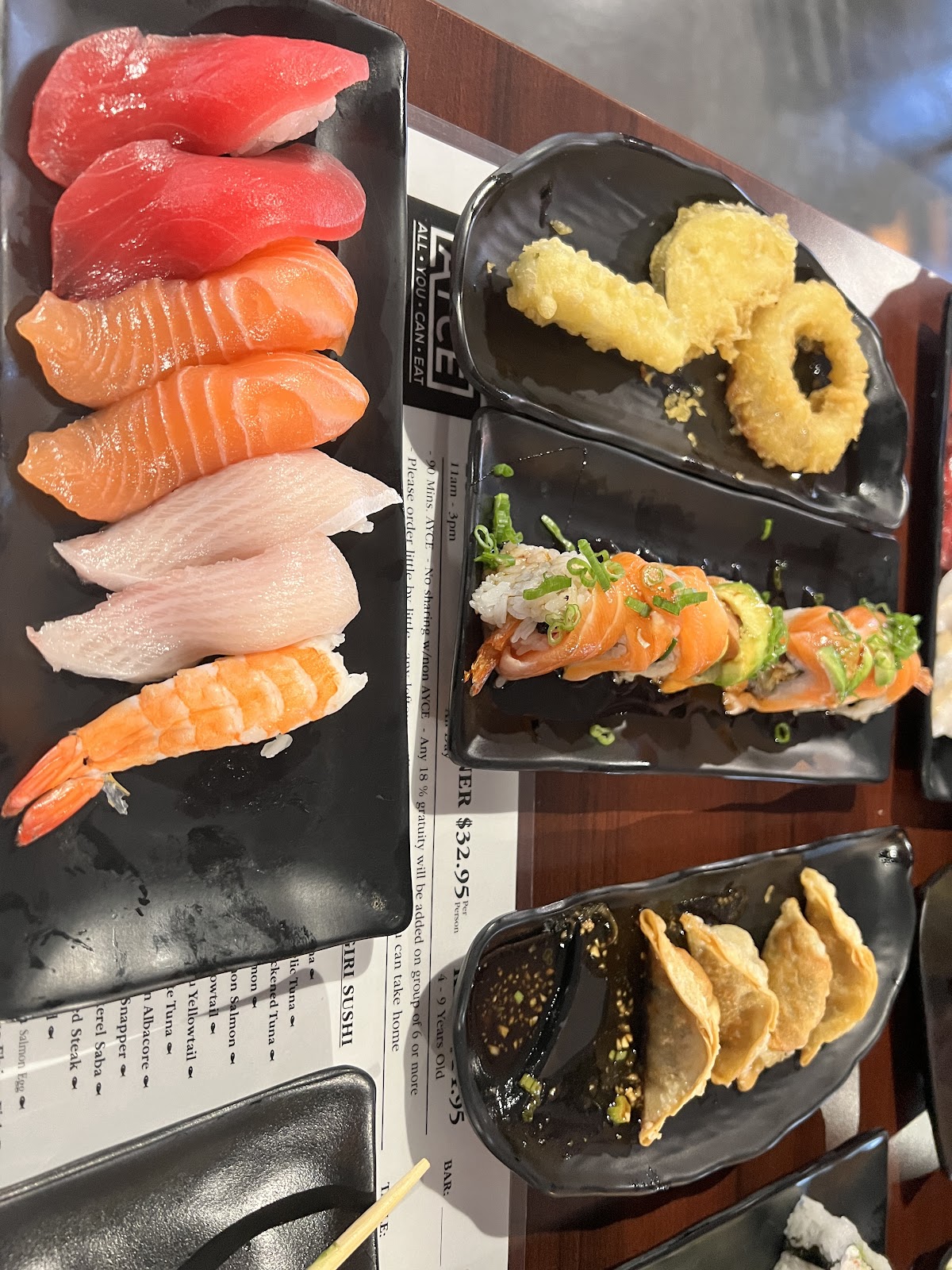 AYCE sushi & asian fusion