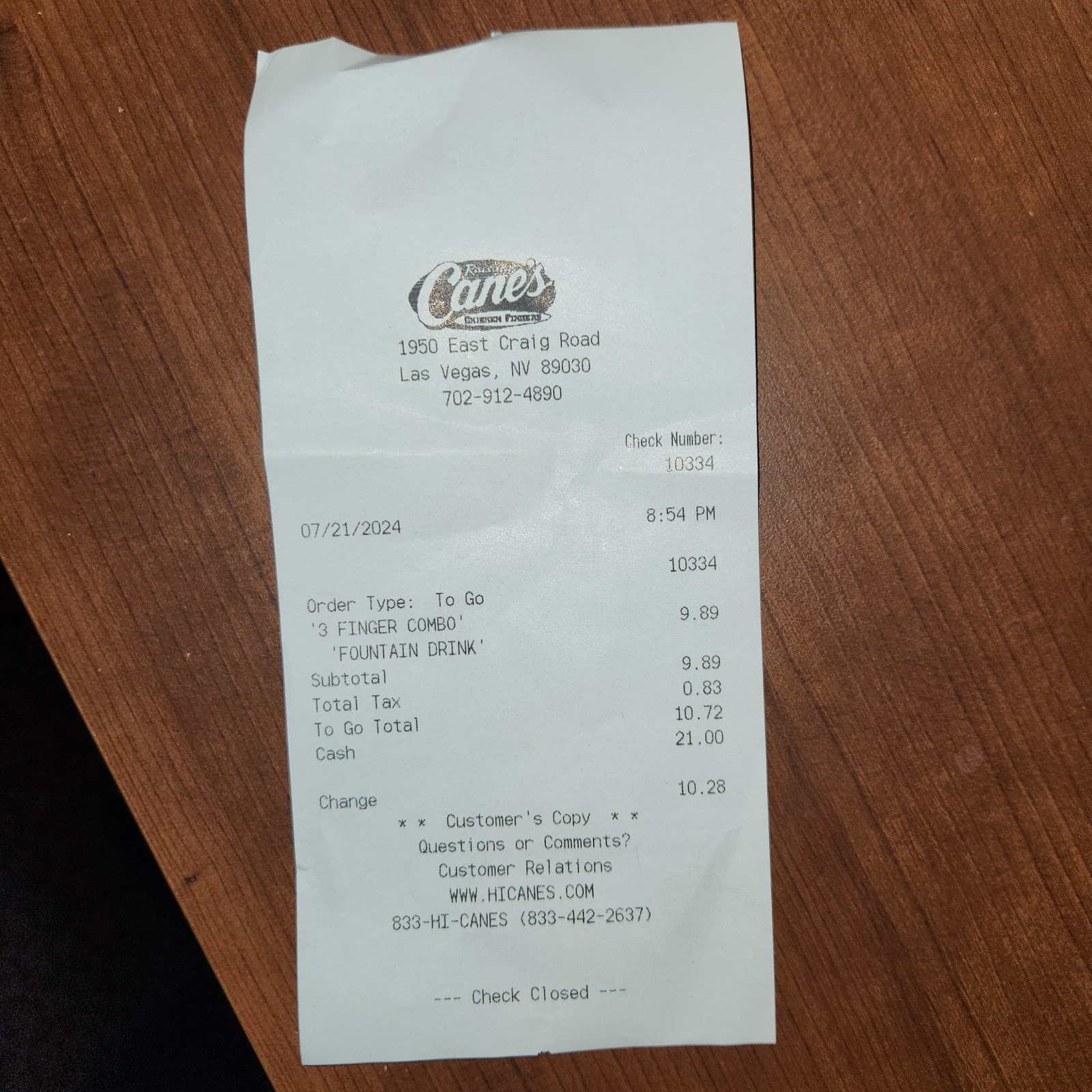 Raising Cane's Chicken Fingers